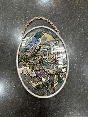 Suncatcher Small Blue Bird & Flowers See Discrimination