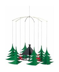 Pixies in The X Hanging Mobile – 11 Inches – Handmade in Denmark by Flensted