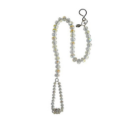 Kirks Folly Crystal Ice Magnetic Converter Shimmer Sterling Silvertone Crystal