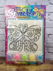 VINTAGE 2002 Kelly’s Sparkle Sun CATCHER KIT Butterfly CAN PAINT NEW SEALED