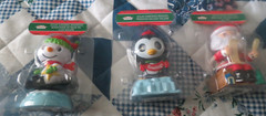 Three Solar Dancing Toys “Snow Man”, “Penquin”, “Santa”