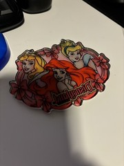 Disney Princesses Stained Glass Suncatcher Disneyland Ariel, Cinderella, Aurora