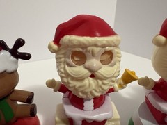 Lot of 13 Dancing Solar Powered BobbleHeads Christmas Santa Elf Bear Reindeer