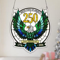 Geometric Art Deco Design Suncatcher Ornament