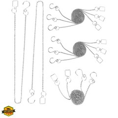 Pendant Chains 10pcs, Metal Sun Catcher Chains for Pendant Prisms, 16 Inch Pr…