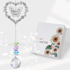 50th Birthday Gifts Suncatcher – Thoughtful Crystal Ornament for Him & Her
