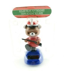 Solar Christmas Dancing Bear Toy Bright Direct Or Natural Sun light USA Seller