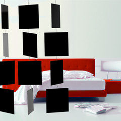 MODcast Art Mobiles + Dividers Black | Sultry. Elegant. Minimalist. Modern.