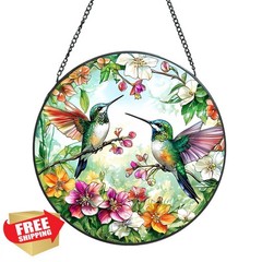 Rosporxin Hummingbird suncatcher 6.3in window hanging