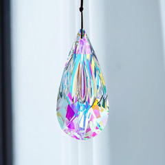 120Mm/4.7In Crystal Prism Suncatcher Window Hanging Sun Catchers AB Colored Crys