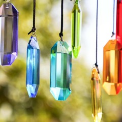 7pcs Crystal Suncatcher Prisms 3” Sun Catchers Indoor Window Rainbow Prism