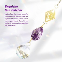 Butterfly Crystal Suncatchers for Windows Hanging,Best House Warming Gifts