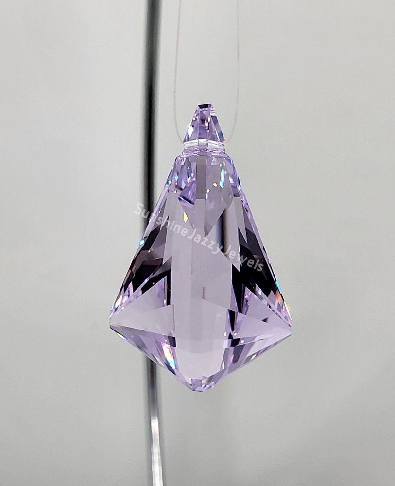 Swarovski Crystal Violet 38mm Vibe 8950 202 Suncatcher/ Prism; Logo Etch; Rare