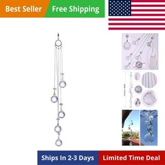 Crystals Ball Prisms Suncatcher Hanging Ornament Rainbow Maker for Home,Garde…