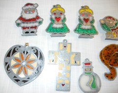 15 Acrylic & Metal Frame Baked ‘Stain Glass’ Suncatchers-See Seller Description