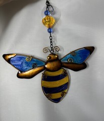 2 ‼️Stainglass suncatcher Window ornament￼ ￼￼ ￼ turtle ￼ Bumblebee Regar Art