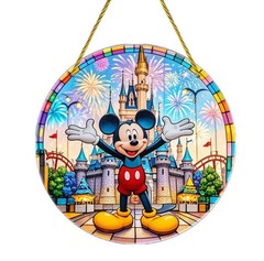 Disney Mickey Mouse Suncatcher – 5.91 in Window Art -Classic Icon