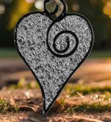 Clear Sun Rays – Iridized Boho Stained Glass Sun Light Catcher – Handmade in Qld
