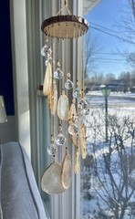 Sun Catcher Windchimes Handmade Natural Color