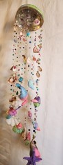 Handmade Multicolor Shell & Bead Hanging Mobile Beach Style Décor