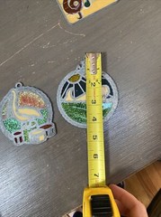 Stained Glass Metal Whale and pelican Window Sun Catchers lot of 2