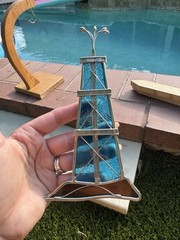 Vintage Stained Glass Suncatcher Lot Of 7