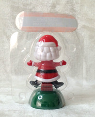 Solar Dancing Santa & Elf 4″ Figurines – Christmas / Holiday – NEW – 2 in Set