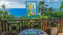 Hummingbird Stained Glass Window Hanging 10×15 Inch Suncatcher for Indoor