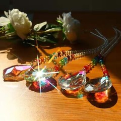 4 pcs Crystal Garden Window Outdoor Suncatcher Butterfly Pendants Rainbow Maker