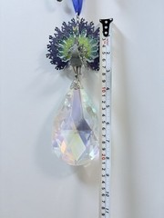 Kirks Folly Peacock Crystal Sun Catcher – large!