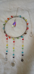 Handmade Multicolor Beaded Crystal Glass Suncatcher