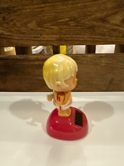 Solar Powered Bobble Head Dancing Cupid With Bow And Arrow