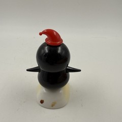 Solar Powered Dancing Bobble Head Toy Cute Penguin, Color Faded From Sun