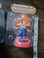 Solar DANCING SCARECROW Bobblehead Figure fall Halloween Decoration figurine lot