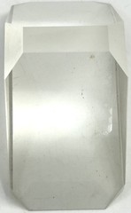 Vintage Heavy Beveled Glass Pyramid Prism – 3.5″x 1.5″x 1.5″