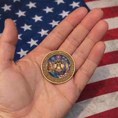 America 250th Anniversary 3D Print Coin