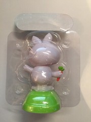 New White Bunny Rabbit solar dancer Dancing Spring Summer Easter Bobble Head Toy