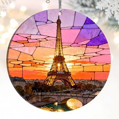 Eiffel Tower Ornament 2025 Paris Travel Gift Decor for Women Men