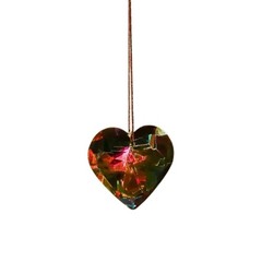 Facted Heart Crystal Prism Suncatchers Chandelier Rainbows Maker Pendant Decors