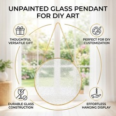 DIY Sunlight Catcher Unpainted Artistic Craft For Window Garden Home