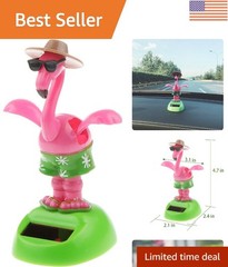 Flapping Wings Solar Flamingo Ornament – Fun Hawaiian Style for Any Space