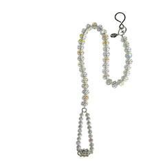 Kirks Folly Crystal Ice Magnetic Converter Shimmer Sterling Silvertone Crystal