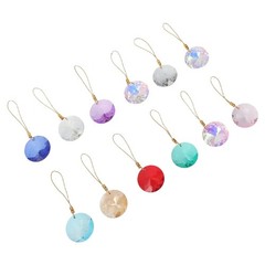12 Pcs Crystal Prisms Sun Catchers Window Car Hanging Decorations