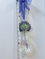 Kirks Folly Peacock Crystal Sun Catcher – large!