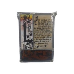 7″X5″ Boat Of Life Hanging Stained Glass Love Friends Cat Dog Pipe Food Clothes