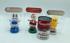 New 3 Dancing Solar Toys Santa White Bunny Yellow Chick