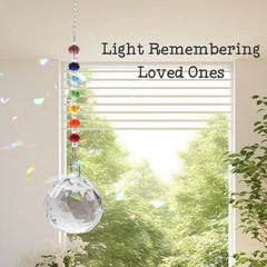Sympathy Gifts for Loss of Loved One, Crystal Sun Catcher Rainbow Maker, Unique