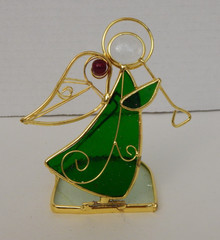 Unbranded * Standing Stain Glass Angel * Suncatcher
