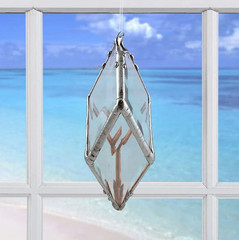 Diamond Rainbow Water Prism (6″) Outside Decor Garden Art