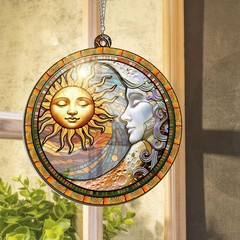 Spiritual Gifts for Men Women – Double Layered Hanging Suncatcher 6 in – Sun …